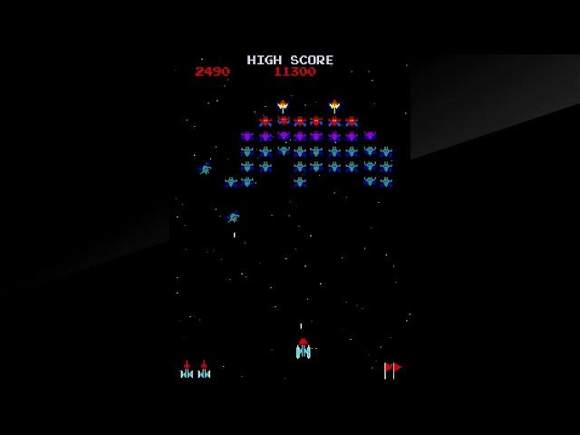 N.B. Gaming: "Arcade Archives: Galaxian, from 1979!" (Levels 1-4, from 2024!)