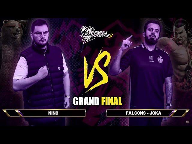 European Tekken Cup 3 - GRAND FINAL | JOKA (Feng) vs NINO (Kuma) TEKKEN 8