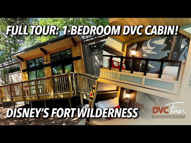 FULL TOUR: NEW 1-Bedroom DVC Cabins at Disney's Fort Wilderness Resort!