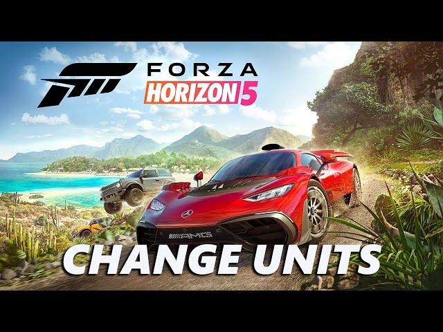 How To Change MPH To KPH On Forza Horizon 5