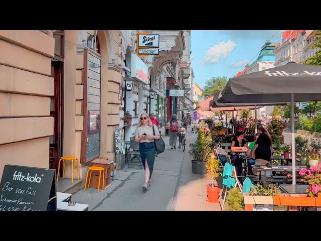 Vienna Walk in Neubau, June 2023 | 4K HDR