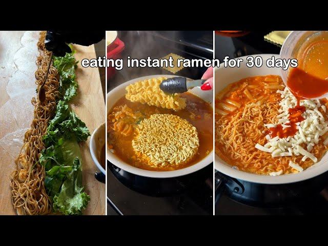 My 5th Annual 30 Day Instant Ramen Challenge Compilation