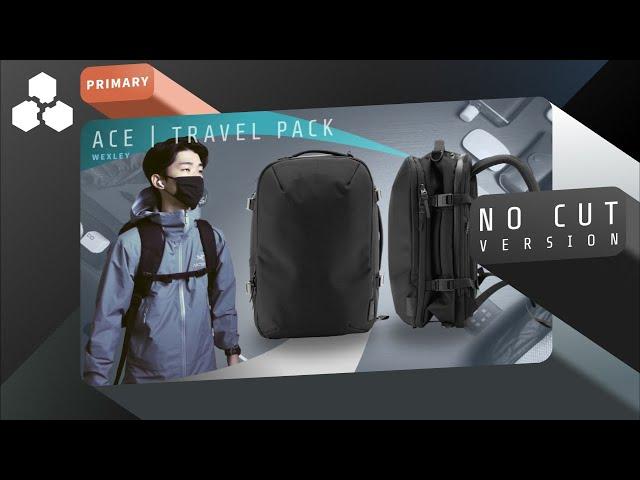 "No Cut Ver" WEXLEY ACE | TRAVEL PACK / Expandable and Durable Travel Backpack