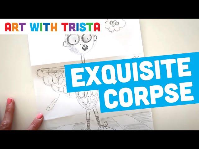 Exquisite Corpse Collaborative Drawing Tutorial - Art With Trista