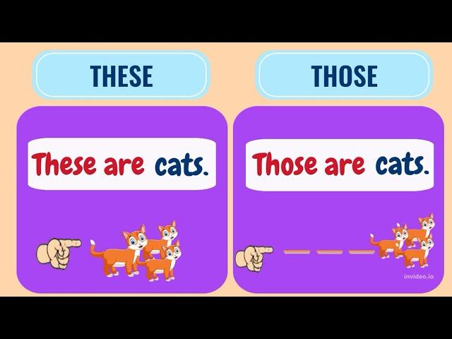 This - That | These - Those | Near - Far | Demonstrative Pronouns | Grammar | English For Kids