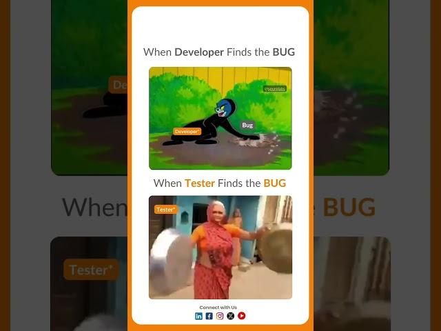 Developer VS Tester  #developer #softwaredeveloper #tester #coding #viral #funny #programmer