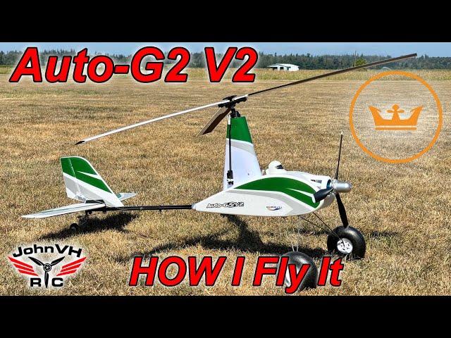 Auto G2 V2 Hobbyking Gyrocopter Flight Demonstration Discussion How I fly it  @HobbyKingOfficial