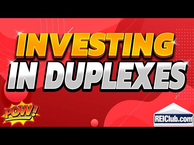 Duplex Investment - Pros and Cons to Duplex Investments