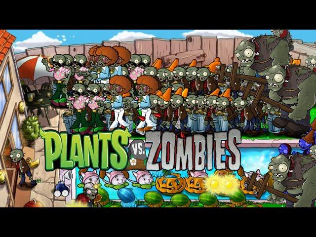 Plants vs. Zombies [XBOX 360] ALL Survival Mode Walkthrough Gameplay