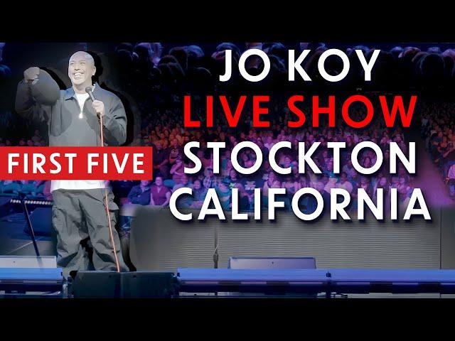 Jo Koy in Stockton, CA 10/13/24 - First 5 Minutes LIVE | Just Being Koy Tour