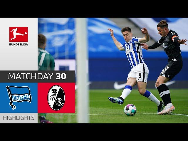 Hertha Berlin - SC Freiburg | 3-0 | Highlights | Matchday 30 – Bundesliga 2020/21