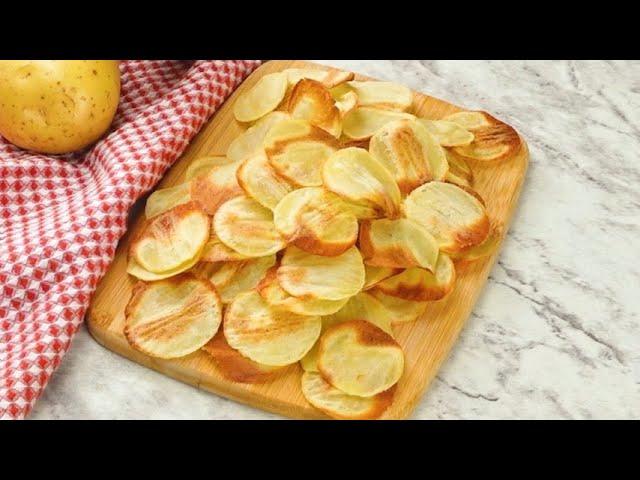 Easy potato chips: delicious and crunchy in just a few minutes!