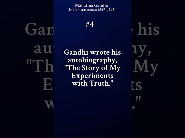 The Great Soul's Secret Life: Gandhi Facts ️‍️ #wisdom #facts #inspiration  #gandhi