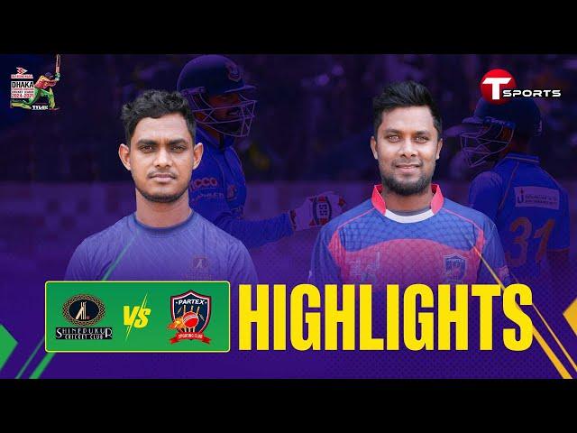 Highlights | Shinepukur Cricket Club vs Partex Sporting Club | Match 4 | DPL 2025 | T Sports