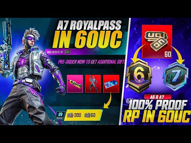 A7 Royal Pass in 60 Uc  | Trick To Get Royal Pass in 60 Uc | Best Trick Ever |PUBGM