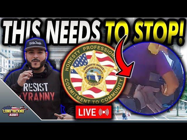 Deputy Escalates Traffic Stop & LIES To Charge Man With A Felony!
