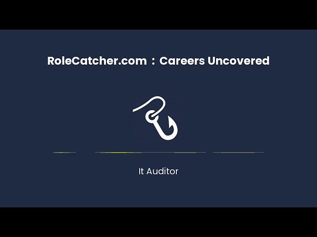 It Auditor : Careers Uncovered