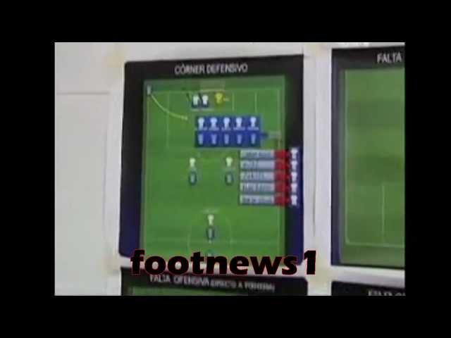 Cameras entered the Real Madrid dressing room and revealed Mourinho tactics