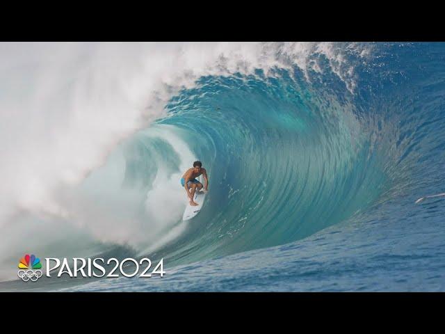 Surfing's Olympic journey to Tahiti's breathtaking Teahupo'o wave | NBC Sports