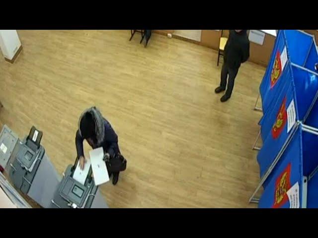 Russian election footage appears to show vote rigging