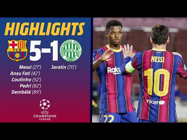 HIGHLIGHTS & REACTION | Barça 5-1 Ferencváros