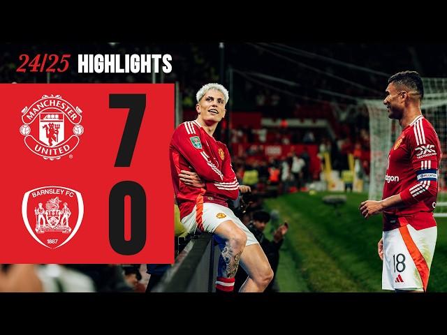 GOALS GALORE AT OLD TRAFFORD  | Man Utd 7-0 Barnsley