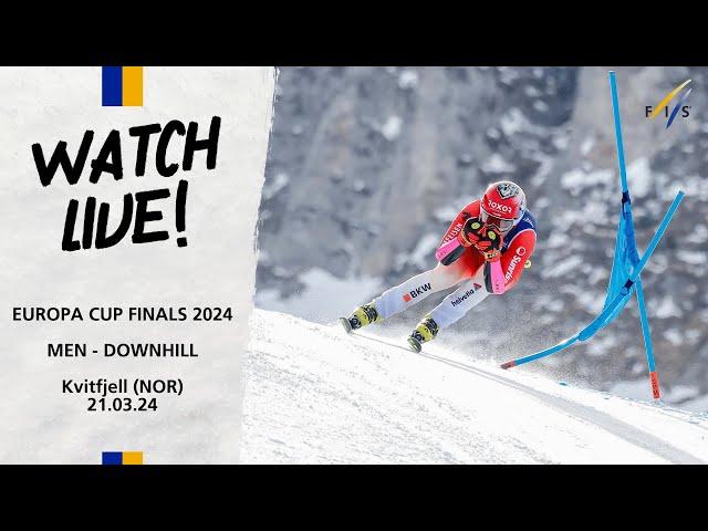 LIVE: FIS Alpine Europa Cup Finals March 21 - Downhill Men in Kvitfjell (NOR) at 11:30 CET