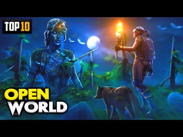 TOP 10 OPEN WORLD Games For Android 2021 | High Graphics (Online/Offline)