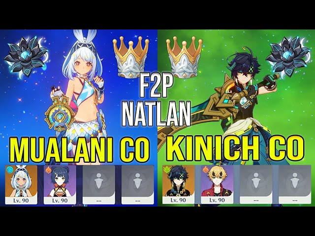 Natlan F2P Duo Mualani C0 Yaxche R5 & Kinich C0 Earth Shaker R5 Spiral Abyss Floor 12 Genshin impact