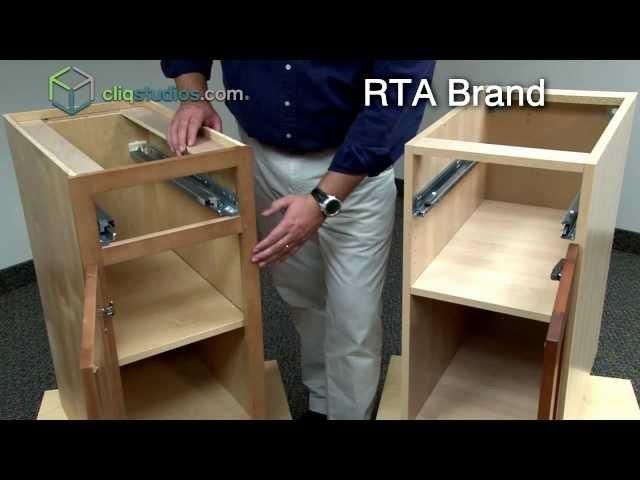 CliqStudios vs. Ready to Assemble Cabinets, RTA Cabinets