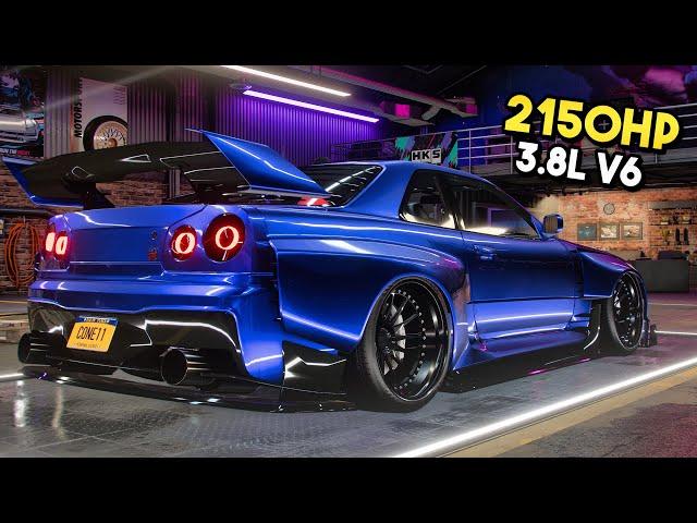 Need for Speed Heat - 2150HP+ Hycade Nissan Skyline GT-R R34 Customization | Max Build