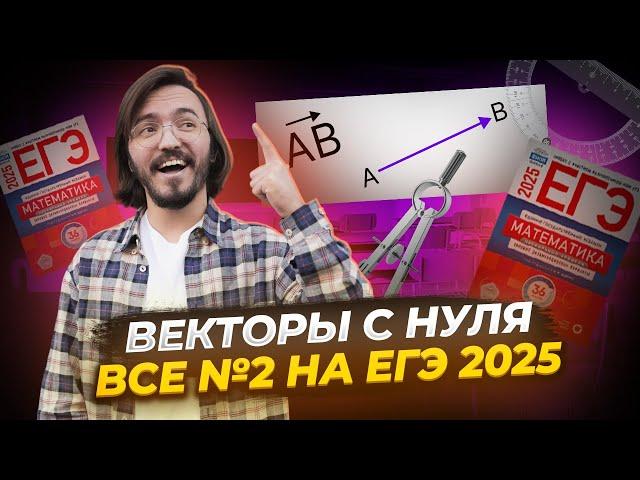 Все типы 2 задание векторы ЕГЭ профильная математика 2025