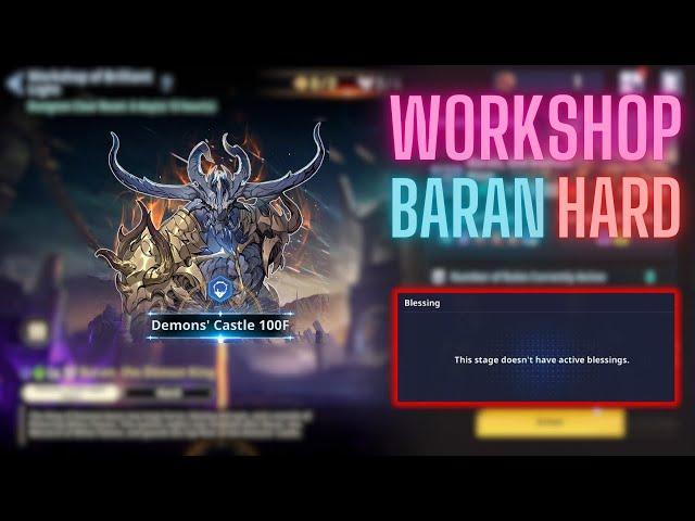 [TOP 3000] WOBL Baran (Hard Mode) | No Blessing Run | 960K TP | SL: Arise