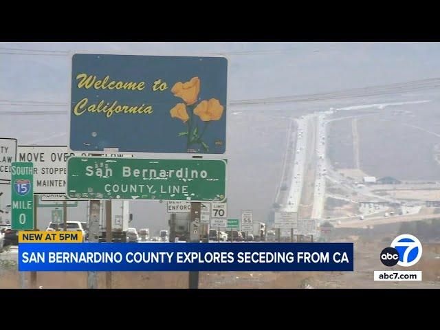 San Bernardino County secession from California 'unnecessary' and 'unlikely,' new study shows