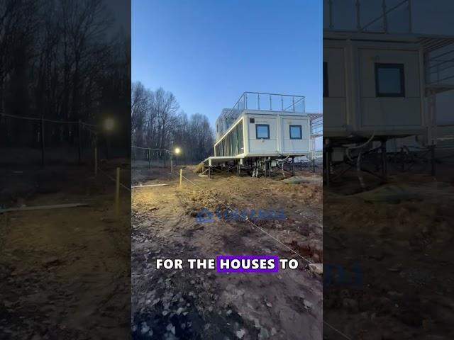 Capsule house Airbnb #prefabhouse #tinyhouse #vacationhouse #volferda #airbnb #tinyhome #camping