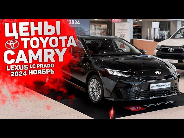 ЦЕНА Toyota в России - Camry, Land Cruiser Prado, Lexus Ноябрь 2024