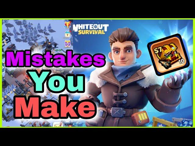  Stop doing these mistakes | Whiteout Survival Advanced Guide