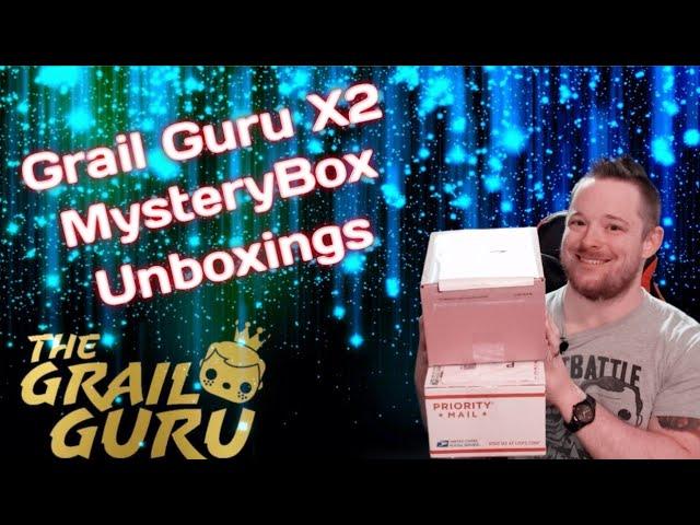 Unboxing 2X $35 Grail Guru Mystery Boxes + Top Hit Pull