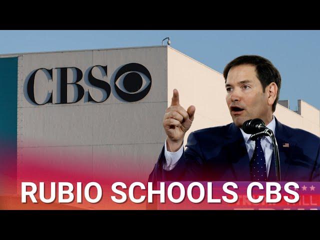 Marco Rubio schools CBS during interview over Iran conflict