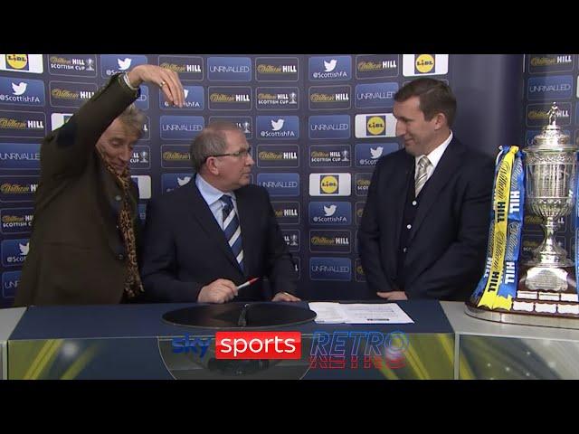 When Rod Stewart conducted the Scottish Cup draw