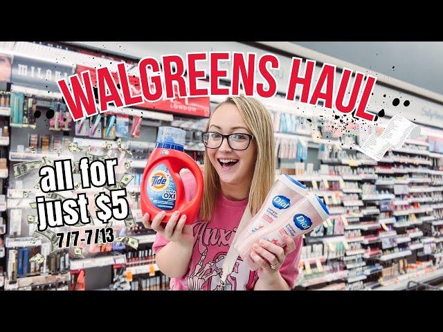  $5 Walgreens Haul! (7/7-7/13) cheap laundry products & body wash!!