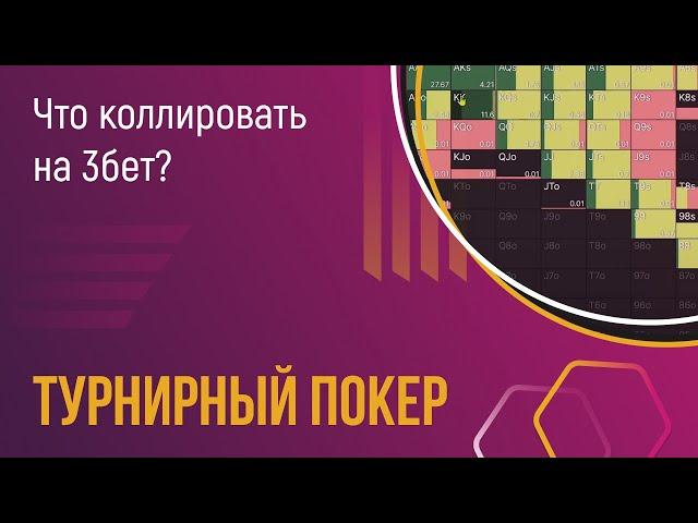 Турнирный покер: Что коллировать на 3бет?