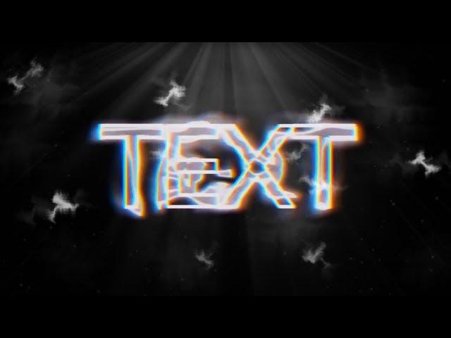 HOW TO MAKE SABER TEXT INTROS *NEW METHOD* (IOS/ANDROID) LIGHTENING EFFECT