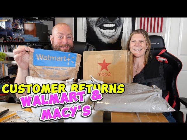 I bought MACY'S & Walmart Customer Returns Pallet