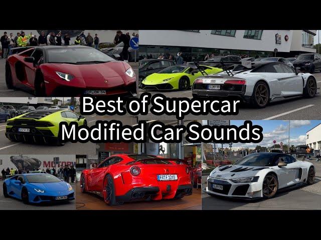 Best of Supercar Modified Car Sounds 2024 Compilation F12N-largo, XGT, Novitec Huracan Evo