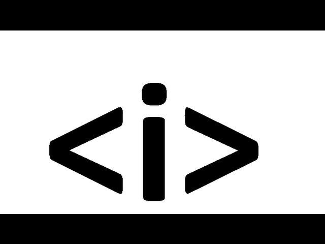 Learn HTML code: italic tag