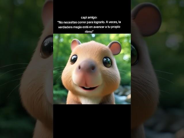Consejo de el día capi-amigos  #capibara #cute
