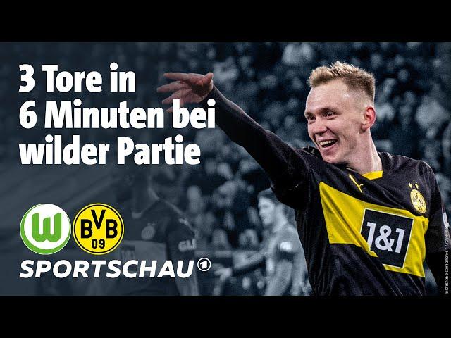 VfL Wolfsburg – Borussia Dortmund Highlights Bundesliga, 15. Spieltag | Sportschau Fußball