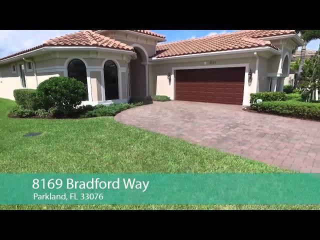 Parkland FL House for Sale - 8169 Bradford Way, Parkland, FL 33076