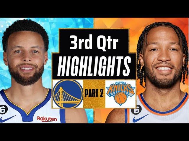 Golden State Warriors vs. New York Knicks Full Highlights 3rd Qtr P2 | Mar 4 | 2025 NBA Highlights